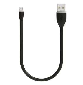 Satechi kábel Flexible USB to Micro USB 0.25m - Black