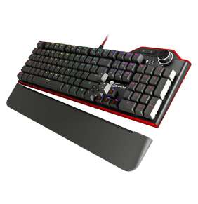 Genesis herní mechanická klávesnice RX85/RGB/Kailh Brown/Drátová USB/US layout/Černá-červená