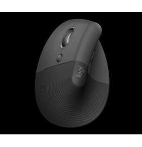 Logitech® Lift Left Vertical Ergonomic Mouse for Business - GRAPHITE / BLACK - 2.4GHZ/BT - EMEA - B2