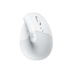 Logitech® Lift Vertical Ergonomic Mouse for Business - OFF-WHITE/PALE GREY - 2.4GHZ/BT - EMEA - B2B