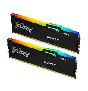 DIMM DDR5 32GB 5600MT/s CL40 (Kit of 2) KINGSTON FURY Beast RGB