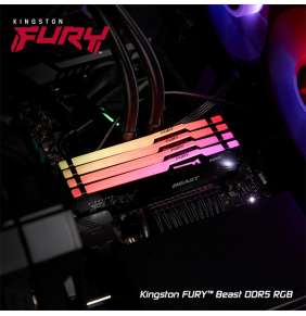 KINGSTON FURY Beast Black RGB 8GB DDR5 5200MT/s / CL40 / DIMM