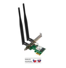 Tenda E12 Wireless AC1200 PCI Express Adapter 1167 Mbps, 2x 5 dBi, Windows 10/11, PCIe, autoinstall