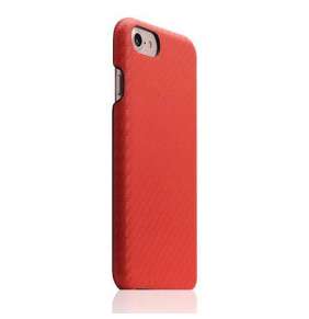 SLG Design kryt D+ Italian Carbon Leather pre iPhone 7/8/SE 2020 - Red
