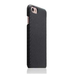 SLG Design kryt D+ Italian Carbon Leather pre iPhone 7/8/SE 2020 - Black