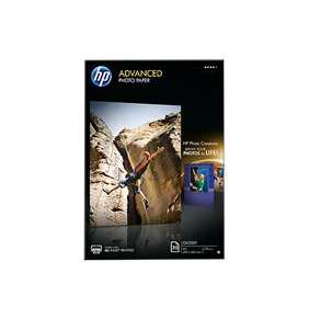 HP Advanced Glossy Photo Paper-20 sht/A3/297 x 420 mm, 10.5 mil, 250 g/m2, Q8697A