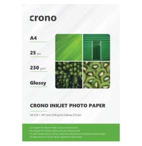 Crono PHPL4A, fotopapír lesklý, A4, 230g, 25ks