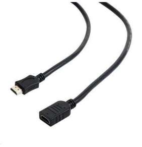 Cablexpert kábel pre monitor HDMI v.2.0 /19PIN/ M/F 1.8m predlžovací, čierny