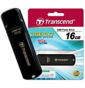 Transcend 16GB JetFlash 700, USB 3.0 flash disk, černý