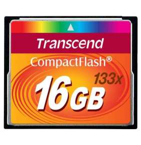 Transcend 16GB CF (133X) paměťová karta (MLC)