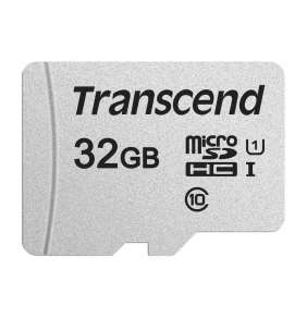 Karta TRANSCEND MicroSDHC 32GB 300S, UHS-I U1 + adaptér