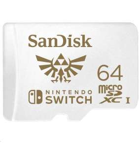 Karta SanDisk MicroSDXC 64 GB pre Nintendo Switch (R:100/W:90 MB/s, UHS-I, V30,U3, C10, A1) licencovaný produkt, Super 