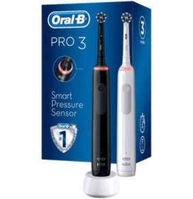 Oral-B Pro 3 3900 Duo Black & White zubní kartáček