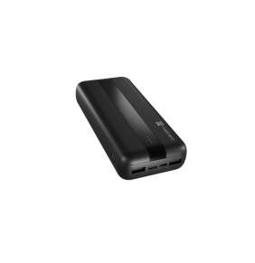 NATEC powerbanka TREVI 20000 mAh 2X USB-A +1X USB-C, černá