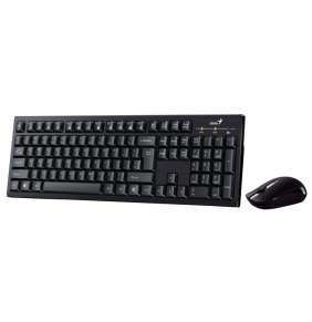GENIUS KM-8101 set klávesnice a myši, bezdrátový, CZ+SK layout, 2,4GHz, mini USB přijímač, černý
