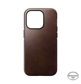 Nomad kryt Modern Leather Case Magsafe Horween pre iPhone 14 Pro - Rustic Brown