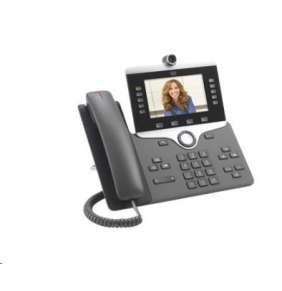 Cisco CP-8845-3PCC-K9 , telefón VoIP, 10 liniek, 2x10/100/1000, 5" displej, kamera, Bluetooth, PoE