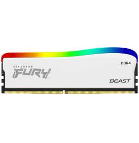 KINGSTON FURY Beast RGB 8GB DDR4 3600MHz / CL17 / DIMM / Bílá