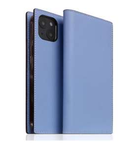 SLG Design puzdro D9 France Chevere Sully Leather Diary pre iPhone 14 Plus - Blue Vista
