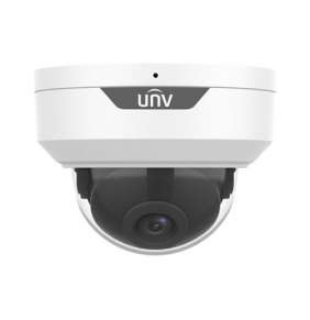 UNIVIEW IP kamera 3840x2160 (4K UHD), až 30 sn/s, H.265, obj. 4,0 mm (91,2°), PoE, Mic., IR 30m, WDR 120dB, ROI, koridor formát,