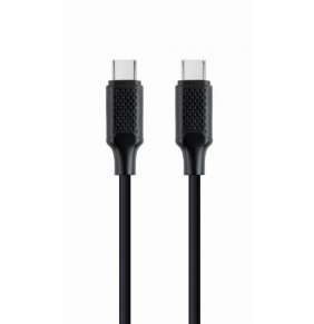 kábel USB typ C na USB typ C, 1,5m, 60W, 480Mb/s čierny, CABLEXPERT