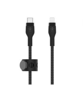 Belkin kábel Boost Charge Pro Flex USB-C to Lightning 2m - Black