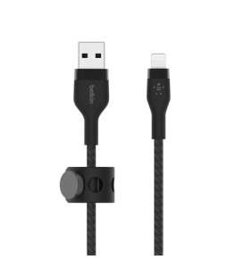 Belkin kábel Boost Charge Pro Flex USB-A to Lightning 1m - Black