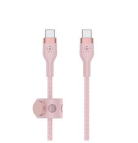 Belkin kábel Boost Charge Pro Flex USB-C to USB-C 3m - Pink