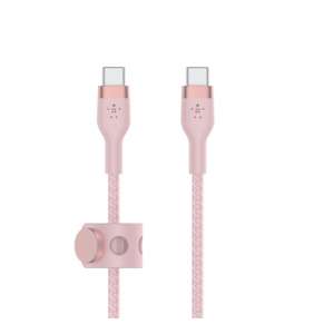Belkin kábel Boost Charge Pro Flex USB-C to USB-C 1m - Pink