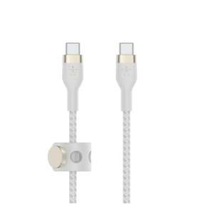Belkin kábel Boost Charge Pro Flex USB-C to USB-C 1m - White