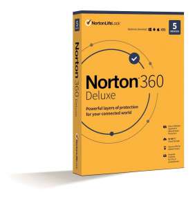 NORTON 360 DELUXE 50GB +VPN 1 uživatel pro 5 zařízení na 3  roky