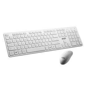 MSI RF1430W-CZ , bezdrátový set klávesnice s myší MA04W 1600DP, CZ/SK, Bílý