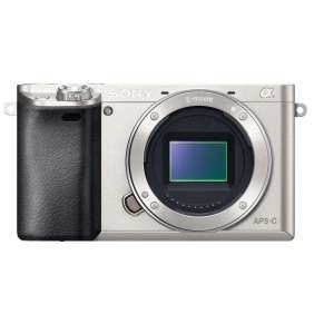 SONY Alfa 6000 fotoaparát, 24.3 MPix - tělo - stříbrné