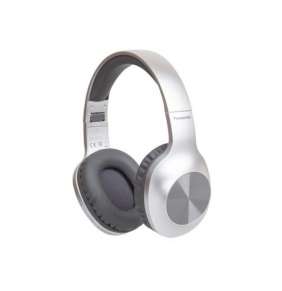 Panasonic RB-HX220BDES, bezdrátové sluchátka, přes hlavu, Bluetooth, Mikrofon, XBS, 23 hodin výdrž, stříbrná