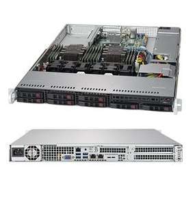 Supermicro SuperServer 1029P-WT 2x Xeon™ Silver 4208- 128GB RAM, 1TB NVMe  1U - 8x SATA  - 600W