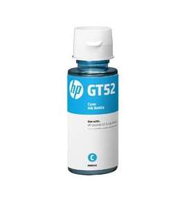 HP GT52 - azurová lahvička s inkoustem