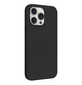 Devia kryt Nature Series Silicone Magnetic Case pre iPhone 14 Pro Max - Black