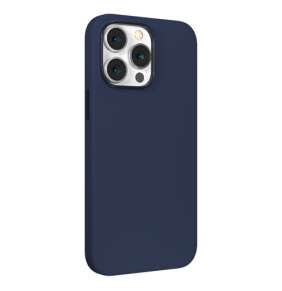 Devia kryt Nature Series Silicone Case pre iPhone 14 Pro Max - Navy Blue